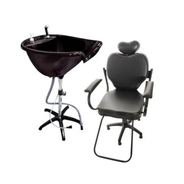 Imagem de HENVIFER, Kit Salão Lavatório Portátil + Cadeira Henvifer