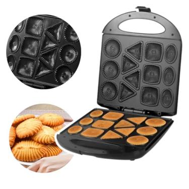Imagem de Máquina Elétrica De Fazer Biscoito Decorado Bolacha Cookie Waffle (220, Volts)