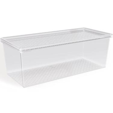 Imagem de Organizador de Geladeira com Tampa 4,5L Frutas Legumes Verdu