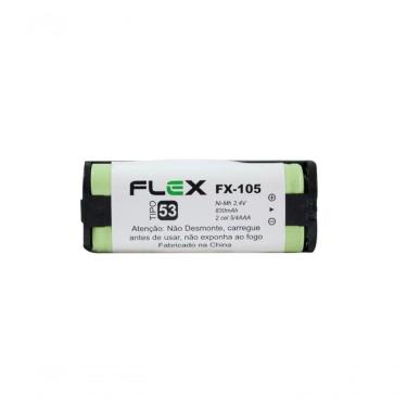 Imagem de Bateria Para Telefone S- Fio Tipo 53 2.4v 830mah Fx-105 - Flex Gold -