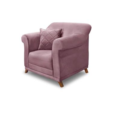 Imagem de Poltrona Decorativa Apollo Veludo Uva 2926 - Montanaris Decor