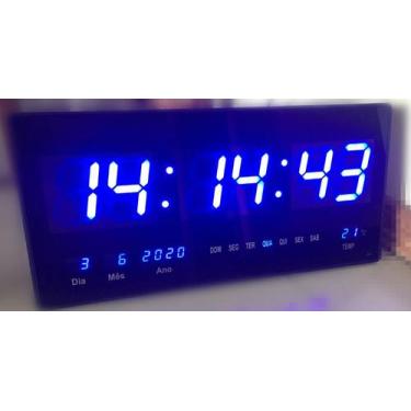 Imagem de Relógio De Led Digital Parede  4600  Calendário Temperatura - Tlt