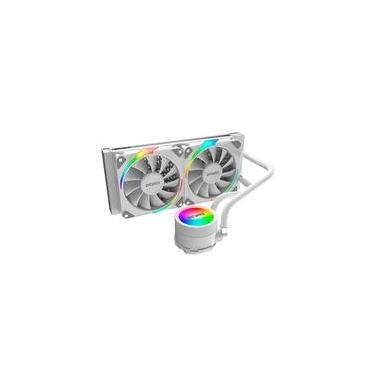 Imagem de Water Cooler PCYes Sangue Frio 3, ARGB, 240mm, AMD/Intel, Branco - ARGBSF3240WGBR