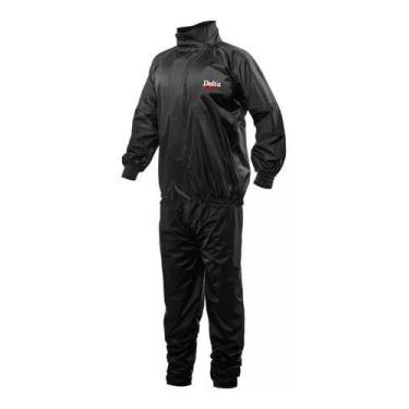 Imagem de Conjunto Capa Chuva Roupa Motoboy Nylon Impermável C/gola - DELTA, P, 