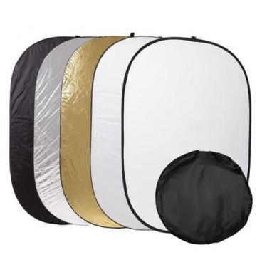 Imagem de Rebatedor Retangular Oval Fotográfico 5 Em 1 90cmx120cm - gosear