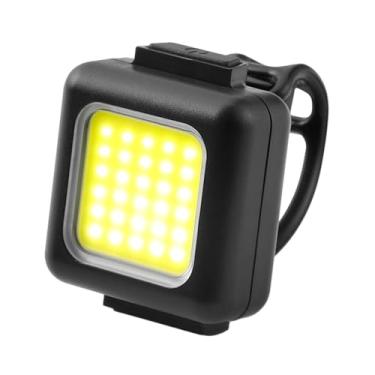 Imagem de Generic Luz traseira do farol da bicicleta, luz de advertência de segurança portátil resistente à água usb luzes recarregáveis da bicicleta, Farol