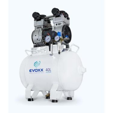 Imagem de Compressor de Ar Odontologico 40 LITROS 2,0 HP - EVOXX, 220V