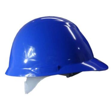 Imagem de Capacete segurança Epi com carneira azul Camper
