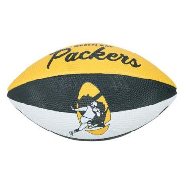 Imagem de Bola de Futebol Americano Mini Wilson NFL Green Bay Packers Team Retrô