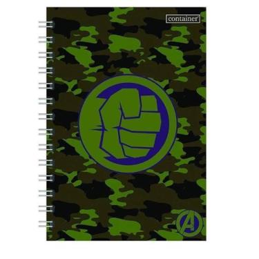 Imagem de Caderno Hulk Marvel Original Colegial College 80Fl 1 Matéria - Dermiwi