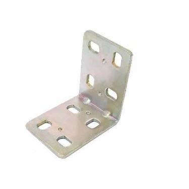 Imagem de Placa Dupla Dobrada 4x4cm Aço Galvanizado  Placa Dupla Dobrada 4x4cm A