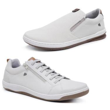 Imagem de Kit 2 Sapatênis Tênis Urban Casual e SlipOn Ajuste Elástico - Bardone,