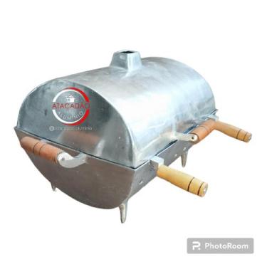 Imagem de Churrasqueira de alumínio a bafo grande+ linha PREMIUM - Atacadão do a