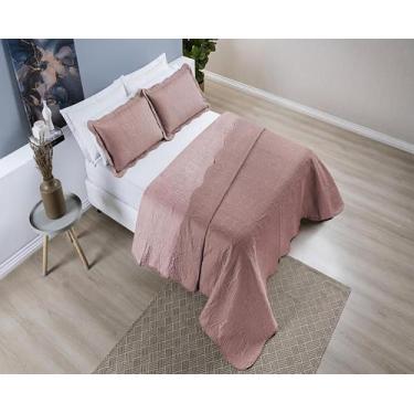 Imagem de Cobre Leito Bouti Casal Queen Dupla Face 3 Pçs Varias Cores - Doce Lar