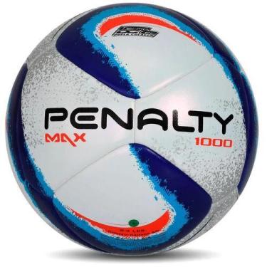 Imagem de Bola Futsal Penalty Max 1000, Branco, Azul