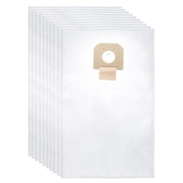 Imagem de AGUNION Pacote com 10 sacos de filtro de lã VB140F, compatíveis com extratores de poeira BOSCH 14 galões VAC140 (branco)