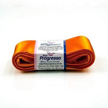Imagem de Fita de Cetim Progresso 50mm nº12 - 10m Cor 066 Laranja - 01 unidade -