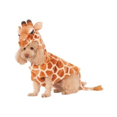 Imagem de Rubie's Moletom com capuz girafa para animais de estimação, pequeno
