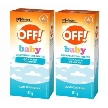 Imagem de Kit Gel Repelente de Insetos Johnson Off! Baby Com 2 117g