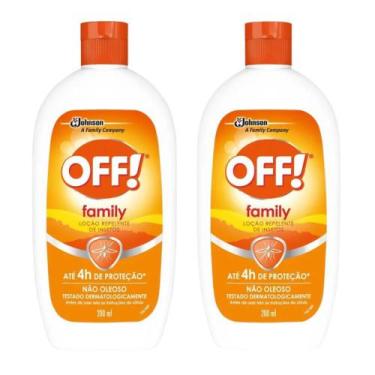 Imagem de Kit Loção Repelente de Insetos Johnson Off! Family Com 2 200ml