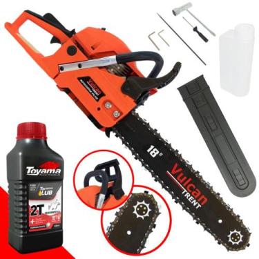 Imagem de Motosserra Profissional Á Gasolina Vulcan VSL550 Com ÓLEO TOYAMA 2T 55