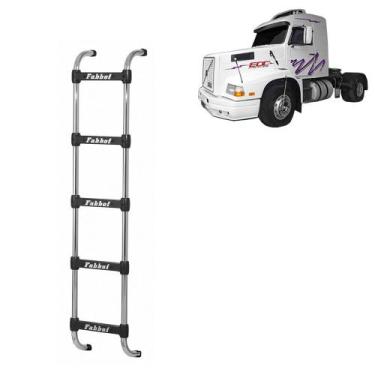 Imagem de Escada Traseira Volvo EDC/EDC Gold 1800mm Cromada 5 Degraus - Fabbof