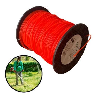 Imagem de Fio Nylon QUADRADO 3,00mm, 2.250kg. Roçadeira. Aprox 255m. - WILL MAX