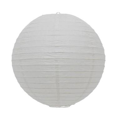 Imagem de Balão Japonês Papel Decoração Ambiente 40 cm - Galleria77, Branco