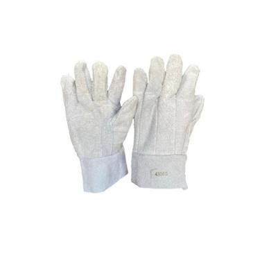 Imagem de Kit 6 Luva Raspa Cano Curto Reforçada Qualidade Epi - REFORSEG