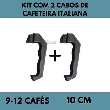 Imagem de Kit 2 Cabos Alças Para Cafeteira Italiana  6 /9-12 Cafés Xícaras - Vit