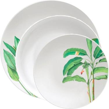 Imagem de Jogo De Prato Raso Fundo Sobremesa 4 Pessoas 12pçs Graziela