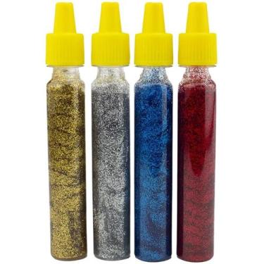 Imagem de Cola glitter Acrilex 15 g 4 unidades