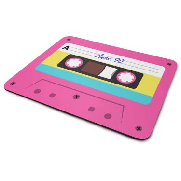 Imagem de Mouse Pad Geek - Fita cassete K7 retrô vintage Anos 90