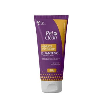 Imagem de Creme Hidratante de Focinhos Com D Pantenol Pet Clean 60g Para Cães e 
