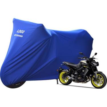 Imagem de Capa De Moto Yamaha MT 09 Sob Medida Com Logo - Mz, Azul