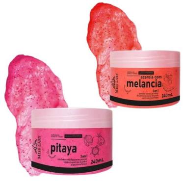 Imagem de Kit Esfoliante Corpo e Rosto Pitaya e Acerola Com Melancia Com D' Pant