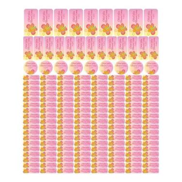 Imagem de 175 Etiquetas Escolares Personalizado Vinil Borboleta - Tectoner, Borb