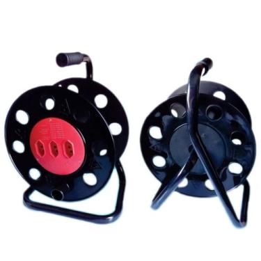 Imagem de Carretel Extensão Profissional 250mm para 3 Tomadas 20A S/ Plug - Boas