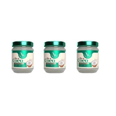 Imagem de Kit c/ 3x Óleo de Coco Extravirgem 200ml - Villa Santa