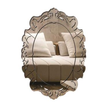 Imagem de Aplique de Espelho Decorativo Acrílico Veneziano 38x54cm 38213 - CREAT