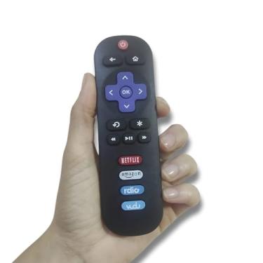 Imagem de Controle Remoto Compatível com TCL Smart com Compatível ROKU - Controle RC280 para TV TCL - Acesso Rápido a Streaming - Substitui modelo Original Funciona em vários modelos- Teclas de atalho