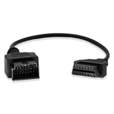 Imagem de Cabo adaptador OBD1 para OBD2 para veículos KIA OBD2 16 pinos para OBD1 20 pinos OBDII conector de diagnóstico de carro compatível com scanner de diagnóstico OBD II (20 pinos para KIA)