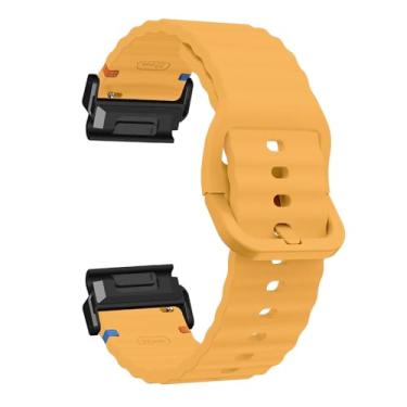 Imagem de Pulseira Esportivas Compatível com Garmin Fenix 5X GPS/Fenix 5X Puls, Silicone Macio com Fivela Ajustável Band de Substituição para Garmin Fenix 5X/Fenix 5X Puls Pulseiras para Homens e Mulheres (8)