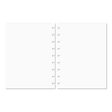 Imagem de Discagenda Refis de inserção Planner Discbound 60 folhas 120gsm 36.3 kg 14.7x21.1 cm (branco, HP Classic)
