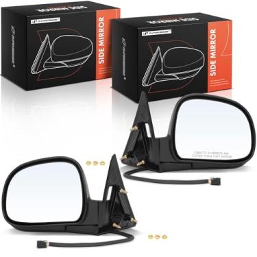 Imagem de A-Premium Par (2) Espelho elétrico do lado do motorista e do passageiro - compatível com Chevy S10 94-97, Blazer e GMC Jimmy 95-97, Sonoma & Isuzu e Oldsmobile - Espelho retrovisor externo dobrável manual aquecido