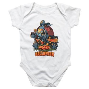 Imagem de Body intantil Halloween Bruxa voando vassoura - Alearts, M