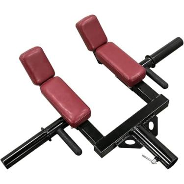 Imagem de Barra olímpica de agachamento de segurança Barra olímpica de agachamento fitness Acessório de barra de agachamento de segurança com almofadas de ombro e braço para levantamento de peso, cabe