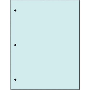 Imagem de Papel colorido para copiar e imprimir, 9 kg, perfurador de 3 furos, 500 folhas por resma. (azul)