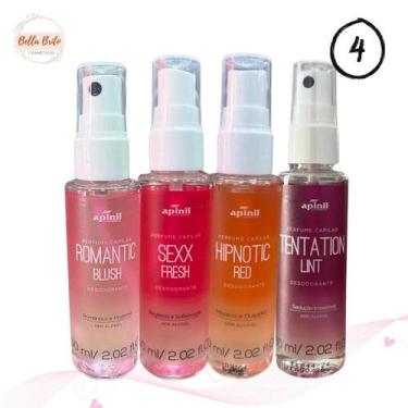 Imagem de Kit 04un perfume de cabelo feminino essencia 60ml - APINIL