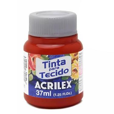 Imagem de Tinta Para Tecido Acrilex Fosca 37ml Escolha a Cor, 508 - VERMELHO ESC
